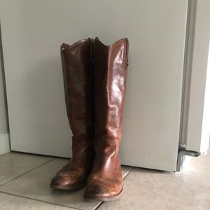 Frye Melissa Button Riding Boot size 8